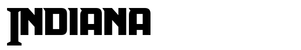 Indiana font preview